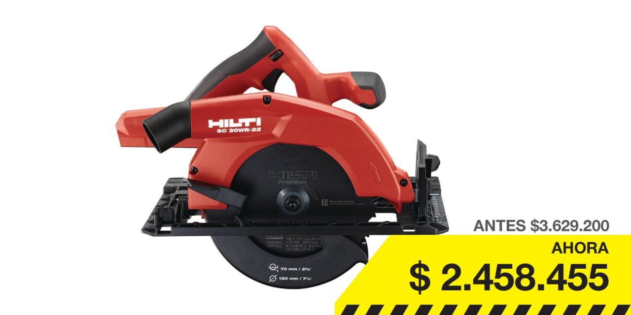 Sierra circular a batería SC 30WR-22
