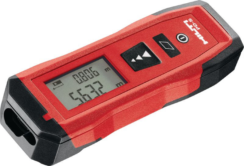 Medidor láser PD-S Láser de medición fácil de usar para realizar mediciones de distancias y superficies de hasta 60 m