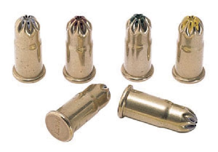 Cartuchos de pólvora 5.5/16 (calibre 22) Cartuchos de propelente para el uso con la herramienta de fijación directa con pólvora DX E72