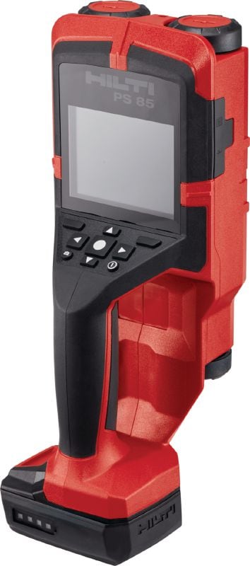 Escáner de pared PS 85 Escáner de pared y localizador de montantes fáciles de usar para evitar golpes al taladrar o cortar cerca de objetos insertados