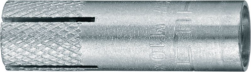 Anclaje insertable de rosca interna HKV (imperial) Anclaje insertable de rosca interna de colocación manual económico en tamaños estándares imperiales (sin borde)