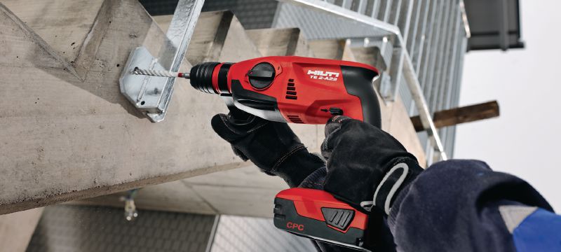 Martillo perforador a batería TE 2-A22 - Martillos perforadores a batería  SDS-Plus - Hilti Colombia