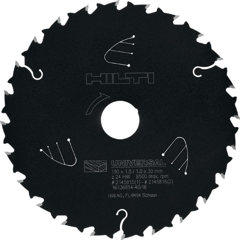 Disco de para madera universal - Discos de sierra circular para madera - Colombia