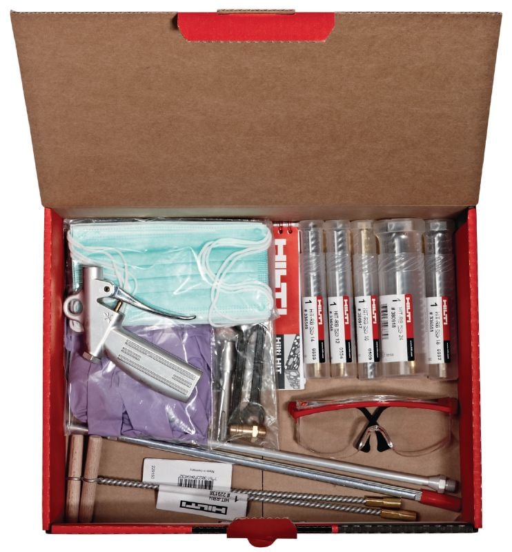 Juego de accesorios Hit Profi Rebar caja