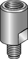 MQZ-A-F Placa tuerca galvanizada en caliente (HDG) para convertir el diámetro de varillas roscadas
