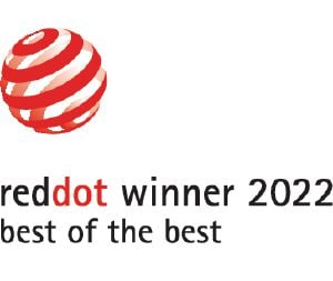                Este producto ha recibido el premio Red Dot al mejor diseño "Best of the Best".            
