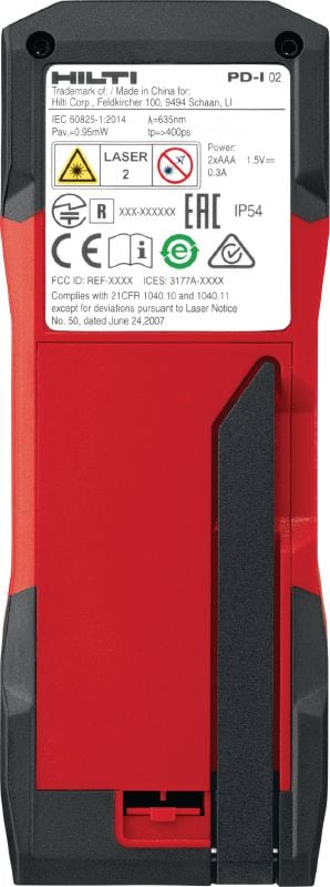 Medidor láser PD-I Medidor láser robusto con funciones de medición inteligentes y conectividad Bluetooth para aplicaciones en interiores de hasta 100 m