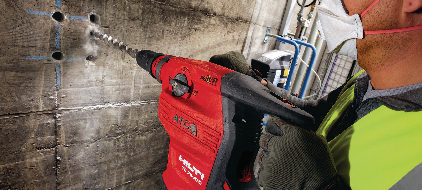 Martillo perforador TE 70-ATC/AVR - Martillos perforadores SDS-Max - Hilti  Colombia