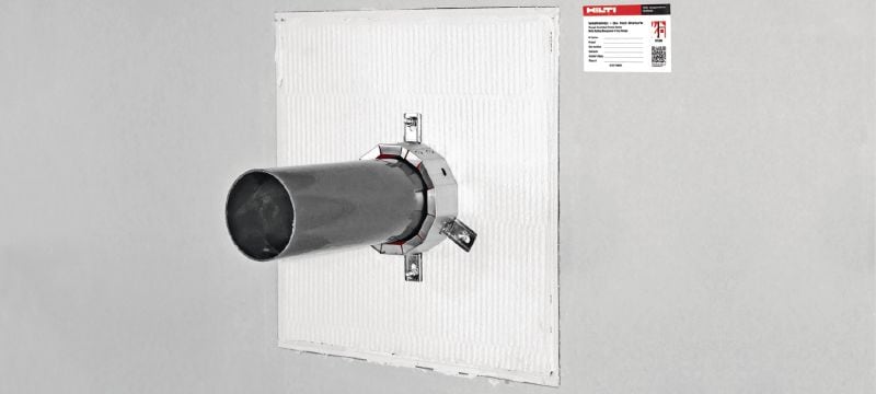 Revestimiento de panel cortafuego CP 670 Sistema de recubrimiento cortafuego para tableros minerales con un amplio rango de aprobación para el sellado de aberturas medianas y grandes Aplicaciones 1