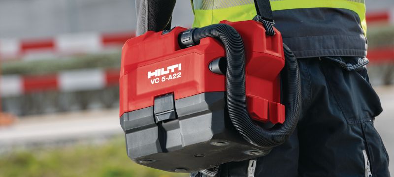 Aspiradora a batería VC 5-A22 - Aspiradoras a batería para el lugar de  trabajo - Hilti Colombia