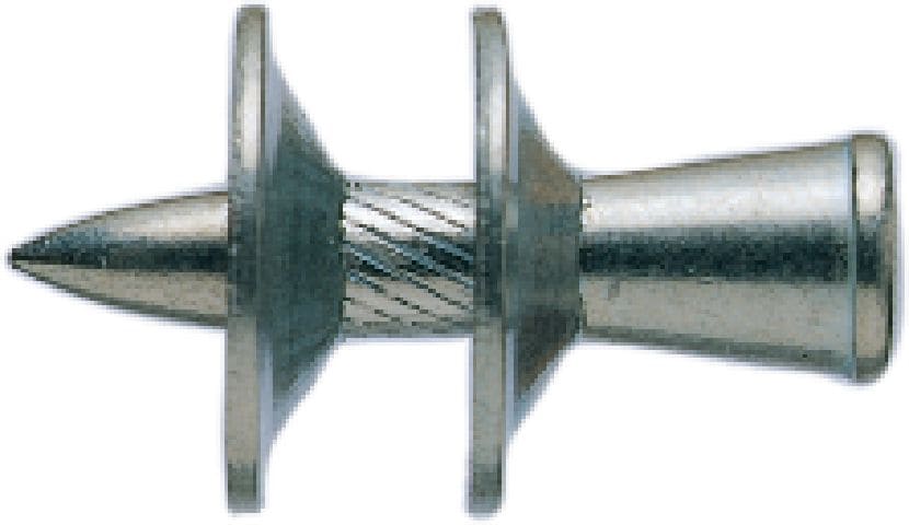 Clavo del conector de cizalla X-ENP HVB Clavo individual para la fijación de conectores de cizallas a estructuras de acero con clavadoras de fijación directa con pólvora