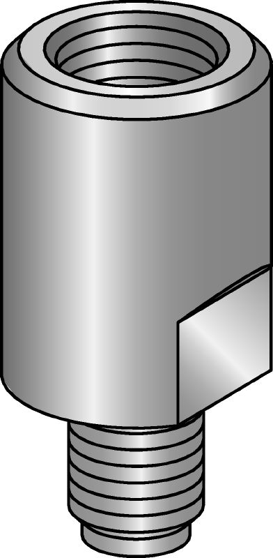 MQZ-A-F Placa tuerca galvanizada en caliente (HDG) para convertir el diámetro de varillas roscadas