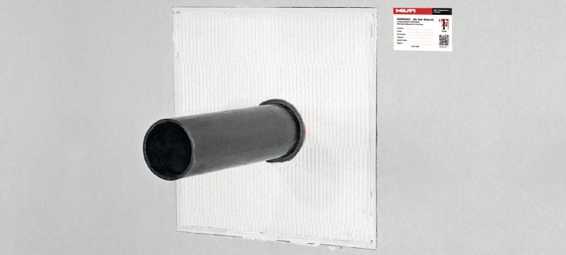 Revestimiento de panel cortafuego CP 670 Sistema de recubrimiento cortafuego para tableros minerales con un amplio rango de aprobación para el sellado de aberturas medianas y grandes Aplicaciones 1